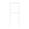Alaterre Furniture Dover Over Toilet Organizer with Open Shelving, Bathroom Shelf with 2 Towel Rods ANDO724WH - alternate 10